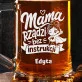 Kufel Personalizowany Na Dzień Mamy Prezent Dla Mamy Kobiety: Mama Rządzi Bez Kufel Personalizowany Na Dzień Mamy Prezent Dla Mamy Kobiety: Mama Rządzi Bez