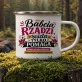 Kubek Emaliowany Dla Babci Prezent Na Dzień Babci Dla Kobiety: Babcia Z Humorem