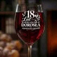 Kieliszek Do Wina Na 18 Prezent Dla Kobiety: 18 Lat Oficjalnie Dorosła