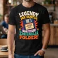 Koszulka Męska Na Zakończenie Pracy Prezent Dla Mężczyzny: Legendy Nie Kończą