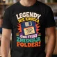 Koszulka Męska Na Zakończenie Pracy Prezent Dla Mężczyzny: Legendy Nie Kończą