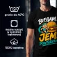 Koszulka Męska Dla Biegacza Prezent Dla Mężczyzny: Biegam, Jem,