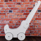 Jednorożec - Drewniany wózek dla lalek