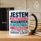 Kubek Z Nadrukiem Dla Koleżanki Z Pracy Prezent Dla Kobiety: Mistrzyni Słuchania Kubek Z Nadrukiem Dla Koleżanki Z Pracy Prezent Dla Kobiety: Mistrzyni Słuchania