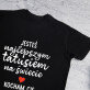 Jesteś najlepszym tatusiem - Czarna koszulka męska