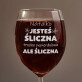 Jesteś śliczna - Grawerowany Kieliszek do wina