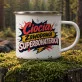 Kubek Emaliowany Dla Cioci Prezent Dla Kobiety: Zawodowa Superbohaterka Kubek Emaliowany Dla Cioci Prezent Dla Kobiety: Zawodowa Superbohaterka