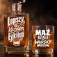Zestaw Do Whisky Na 15 Rocznicę Ślubu Prezent Dla Mężczyzny: Typograficzny Toast