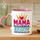 Kubek Z Nadrukiem Na Dzień Mamy Prezent Dla Mamy Kobiety: Mama Ogarnia