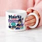 Kubek Z Okrągłym Uchem Dla Malarki Prezent Dla Kobiety: Malarska Dusza Kubek Z Okrągłym Uchem Dla Malarki Prezent Dla Kobiety: Malarska Dusza