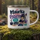 Kubek Emaliowany Dla Malarki Prezent Dla Kobiety: Malarska Dusza Kubek Emaliowany Dla Malarki Prezent Dla Kobiety: Malarska Dusza