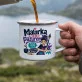 Kubek Emaliowany Dla Malarki Prezent Dla Kobiety: Malarska Dusza Kubek Emaliowany Dla Malarki Prezent Dla Kobiety: Malarska Dusza