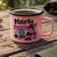 Kubek Emaliowany Dla Malarki Prezent Dla Kobiety: Malarska Dusza Kubek Emaliowany Dla Malarki Prezent Dla Kobiety: Malarska Dusza