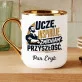 Kubek Personalizowany Na Dzień Nauczyciela Prezent Dla Nauczyciela Mężczyzny: Uczę, Inspiruję, Zmieniam