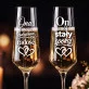 Dwa Kieliszki Do Szampana Dla Dwojga Prezent Dla Pary: Szampański Duet Dwa Kieliszki Do Szampana Dla Dwojga Prezent Dla Pary: Szampański Duet