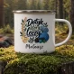 Kubek Emaliowany Dla Fizjoterapeuty Prezent Dla Mężczyzny: Dotyk, Który Leczy Kubek Emaliowany Dla Fizjoterapeuty Prezent Dla Mężczyzny: Dotyk, Który Leczy