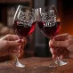 Dwa Kieliszki Do Wina Na 5 Rocznicę Ślubu Prezent Dla Pary: Pięć Lat Razem Dwa Kieliszki Do Wina Na 5 Rocznicę Ślubu Prezent Dla Pary: Pięć Lat Razem