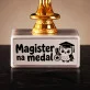 Statuetka Z Grawerem Dla Magistra Prezent Dla Mężczyzny: Magister Na Medal