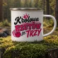 Kubek Emaliowany Dla Koszykarki Prezent Dla Kobiety: Królowa Kosza Kubek Emaliowany Dla Koszykarki Prezent Dla Kobiety: Królowa Kosza