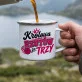 Kubek Emaliowany Dla Koszykarki Prezent Dla Kobiety: Królowa Kosza Kubek Emaliowany Dla Koszykarki Prezent Dla Kobiety: Królowa Kosza
