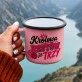 Kubek Emaliowany Dla Koszykarki Prezent Dla Kobiety: Królowa Kosza Kubek Emaliowany Dla Koszykarki Prezent Dla Kobiety: Królowa Kosza