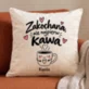 Poduszka Dekoracyjna Na Walentynki Prezent Na Rocznicę Dla Kobiety: Zakochana, Ale Najpierw