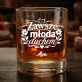 Szklanki Do Whisky z Grawerem Dla 90 Latki Prezent Na 90 Urodziny Dla Kobiety: Zawsze Młoda Duchem Szklanki Do Whisky z Grawerem Dla 90 Latki Prezent Na 90 Urodziny Dla Kobiety: Zawsze Młoda Duchem