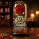 Wieczna Róża W Szkle Dla 75 Latki Prezent Na 75 Urodziny Dla Kobiety: Elegancki Grawer 75 Lat Wieczna Róża W Szkle Dla 75 Latki Prezent Na 75 Urodziny Dla Kobiety: Elegancki Grawer 75 Lat