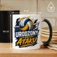 Kubek Z Nadrukiem Dla Siatkarza Prezent Dla Mężczyzny: Urodzony Do Ataku Kubek Z Nadrukiem Dla Siatkarza Prezent Dla Mężczyzny: Urodzony Do Ataku