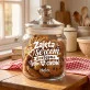 Słoik Na Ciastka z Grawerem Na Walentynki Prezent Na Rocznicę Dla Kobiety: Zajęta Sercem, Dostępna Słoik Na Ciastka z Grawerem Na Walentynki Prezent Na Rocznicę Dla Kobiety: Zajęta Sercem, Dostępna