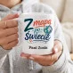 Kubek Personalizowany Dla Nauczycielki Geografii Prezent Na Dzień Nauczyciela Dla Kobiety: Z Mapą Po Świecie Kubek Personalizowany Dla Nauczycielki Geografii Prezent Na Dzień Nauczyciela Dla Kobiety: Z Mapą Po Świecie