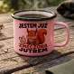 Kubek Emaliowany Dla Kobiety Prezent Dla Kobiety: Jestem Już Zmęczona Kubek Emaliowany Dla Kobiety Prezent Dla Kobiety: Jestem Już Zmęczona