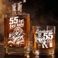 Zestaw Do Whisky Na 55 Urodziny Prezent Dla Mężczyzny: 55 Lat, Bez Lodu Zestaw Do Whisky Na 55 Urodziny Prezent Dla Mężczyzny: 55 Lat, Bez Lodu