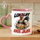 Kubek Z Nadrukiem Dla Faceta Prezent Dla Mężczyzny: Lokalny Król Jajek Kubek Z Nadrukiem Dla Faceta Prezent Dla Mężczyzny: Lokalny Król Jajek