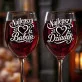 Dwa Kieliszki Do Wina Dla Dziadków Prezent Na Dzień Babci i Dziadka Dla Pary: Dla Babci I Dziadka