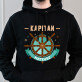 Kapitan - Bluza męska czarna z kapturem