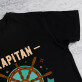 Kapitan - Czarna koszulka męska