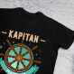Kapitan - Czarna koszulka męska