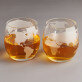 Karafka globus ze szklankami - Zestaw do whisky