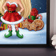 Karykatura Świąteczna - obraz na płótnie Karykatura Świąteczna - obraz na płótnie
