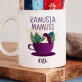 Kawusia mamusi - Zimowe skarpetki w kubku