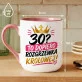 Kubek Z Nadrukiem Na 30 Prezent Na 30 Urodziny Dla Kobiety: Rozgrzewka Królowej Kubek Z Nadrukiem Na 30 Prezent Na 30 Urodziny Dla Kobiety: Rozgrzewka Królowej
