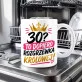 Kubek Z Nadrukiem Na 30 Prezent Na 30 Urodziny Dla Kobiety: Rozgrzewka Królowej Kubek Z Nadrukiem Na 30 Prezent Na 30 Urodziny Dla Kobiety: Rozgrzewka Królowej