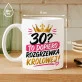 Kubek Z Nadrukiem Na 30 Prezent Na 30 Urodziny Dla Kobiety: Rozgrzewka Królowej Kubek Z Nadrukiem Na 30 Prezent Na 30 Urodziny Dla Kobiety: Rozgrzewka Królowej
