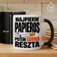 Kubek Z Nadrukiem Dla Palacza Prezent Dla Mężczyzny: Najpierw Papieros Kubek Z Nadrukiem Dla Palacza Prezent Dla Mężczyzny: Najpierw Papieros