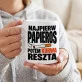 Kubek Z Nadrukiem Dla Palacza Prezent Dla Mężczyzny: Najpierw Papieros Kubek Z Nadrukiem Dla Palacza Prezent Dla Mężczyzny: Najpierw Papieros