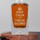 Keep Calm - grawerowana karafka do whisky