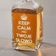 Keep Calm - grawerowana karafka do whisky