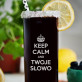 Keep calm - Grawerowana Szklanka do drinków