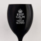 Keep Calm - Grawerowany Kieliszek do wina